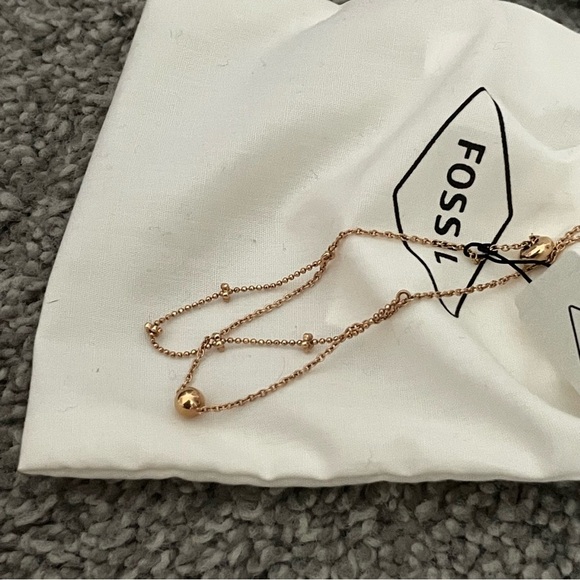 Fossil Slider Double Layer Bracelet - Picture 3 of 5